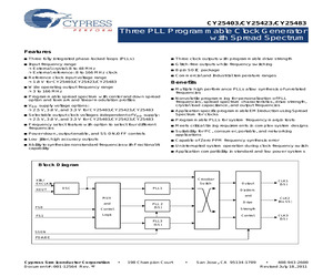 CY25403SXC-008.pdf