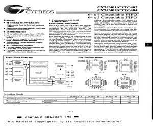 CY7C401-10PC.pdf