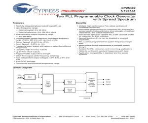 CY25402FSXI.pdf