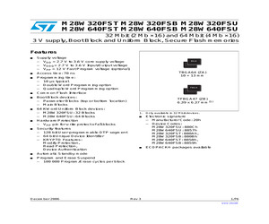 M28W640FST70ZA6E.pdf