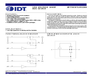 IDT74CBTLVR3384PG.pdf