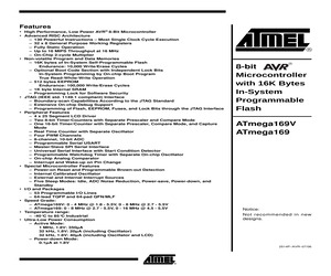 ATMEGA169V-8AI SL710.pdf