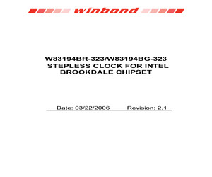 W83194BG-323.pdf