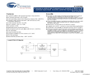 CY25701KLXCZZZT.pdf