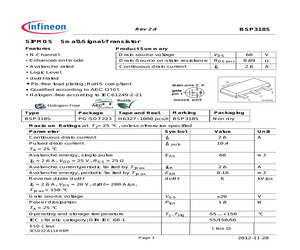 BSP318SH6327XTSA1.pdf