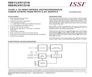 IS61LV51216-10MI.pdf