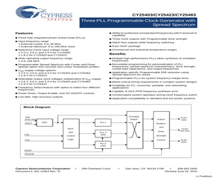 CY25403SXC.pdf