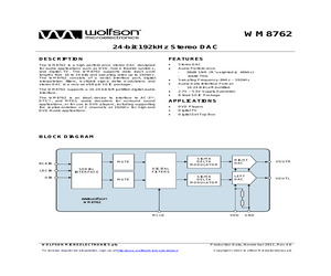 WM8762GED/V.pdf