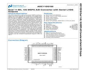 ADC11DS105CISQ/NOPB.pdf