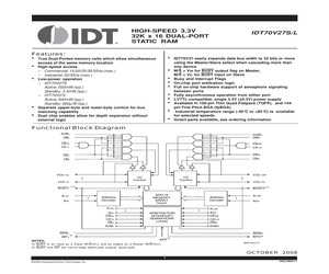 IDT70V27L15PFI/2703.pdf